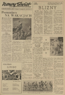 Nowy Świat. Tygodniowy dodatek Głosu Wielkopolskiego. 1958.08.03 R.8 nr32