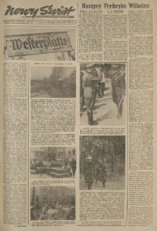 Nowy Świat. Tygodniowy dodatek Głosu Wielkopolskiego. 1958.09.07 R.8 nr37