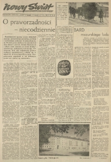 Nowy Świat. Tygodniowy dodatek Głosu Wielkopolskiego. 1958.09.28 R.8 nr40