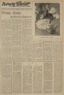 Nowy Świat. Tygodniowy dodatek Głosu Wielkopolskiego. 1958.12.31 R.8 nr54