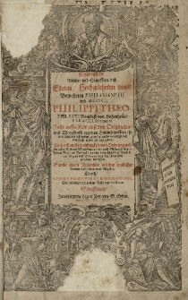 Chirurgische B&uuml;cher und Schrifften [...] Philippi Theophrasti Bombast von Hohenheim Paracelsi genandt. Jetzt auffs new auss den Originalen [...] wider an tag geben, auch [...] in vier underschiedliche Theil [...] verfasset, sambt einem Appendice etlicher nutzlicher Tractat und volkomenen Register. Durch Iohannem Huserum Brisgoium [...]