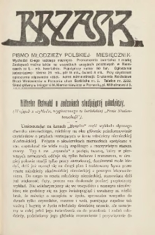 Brzask: Pismo Młodzieży Polskiej. Miesięcznik 1912.09.15 R.2 Nr9