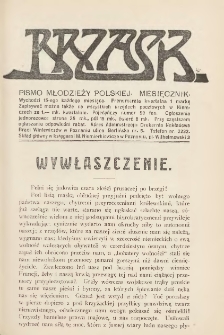 Brzask: Pismo Młodzieży Polskiej. Miesięcznik 1912.11.15 R.2 Nr11