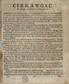 Ciekawośc: przestrogi y lekarstwa na powietrze