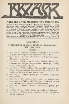 Brzask. Miesięcznik Młodzieży Polskiej 1913.07.15 R.3 Nr7