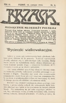 Brzask. Miesięcznik Młodzieży Polskiej 1914.06.15 R.4 Nr6