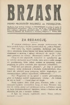 Brzask: Pismo Młodzieży Polskiej. Miesięcznik 1919.03.15 R.5 Nr3