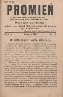Promień 1927.03 R.2 Nr4