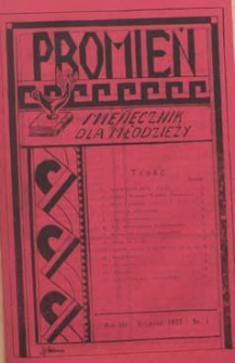 Promień 1927.09 R.3 Nr1