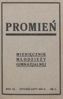 Promień 1936.01-02 R.11 Nr5