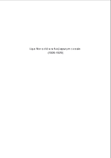 Liga Narod&oacute;w w najlepszym czasie (1926&ndash;1929)