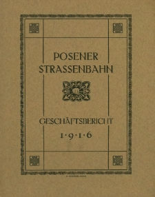 Gesch&auml;fts-Bericht 1916.