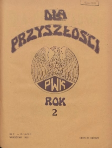 Dla Przyszłości : wydawnictwo Komitetu Społecznego Przysposobienia Kobiet do Obrony Kraju. 1930.03 R.2 Nr2