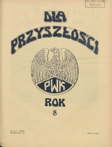 Dla Przyszłości : wydawnictwo Komitetu Społecznego Przysposobienia Kobiet do Obrony Kraju. 1936.06-07 R.8 Nr6-7