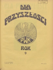 Dla Przyszłości : wydawnictwo Komitetu Społecznego Przysposobienia Kobiet do Obrony Kraju. 1936.10 R.8 Nr10
