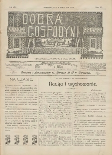 Dobra Gospodyni : pismo tygodniowe ilustrowane dla kobiet. 1906.03.10 R.6 Nr10