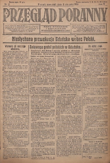 Przegląd Poranny: pismo niezależne i bezpartyjne 1925.01.08 R.5 Nr5