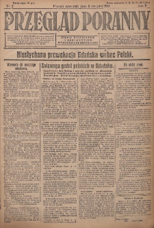 Przegląd Poranny: pismo niezależne i bezpartyjne 1925.01.08 R.5 Nr5