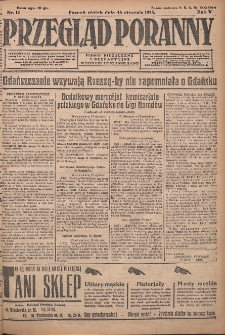 Przegląd Poranny: pismo niezależne i bezpartyjne 1925.01.16 R.5 Nr12