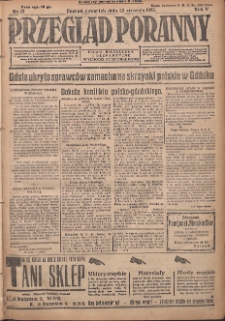 Przegląd Poranny: pismo niezależne i bezpartyjne 1925.01.22 R.5 Nr17