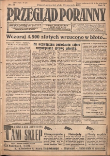Przegląd Poranny: pismo niezależne i bezpartyjne 1925.01.29 R.5 Nr23