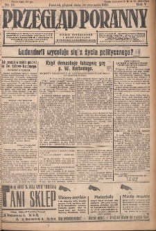 Przegląd Poranny: pismo niezależne i bezpartyjne 1925.01.30 R.5 Nr24