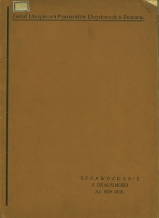 Sprawozdanie z działalności za 1928 rok.
