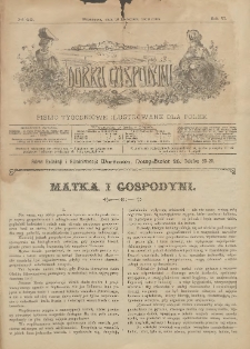 Dobra Gospodyni : pismo tygodniowe ilustrowane dla kobiet. 1906.11.16 R.6 Nr46