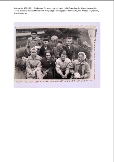 R. szk. 1961-62. Wycieczka uczniów szkoły w Bierzglinie trasą Toruń, Gdańsk, Gdynia, Malbork II
