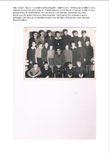 R. szk. 1965-66. Klasa VIII szkoły w Bierzglinie