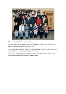 R. 1996, marzec. Klasa VI, uczniowie i nauczyciele