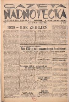 Gazeta Nadnotecka (Orędownik Kresowy): pismo codzienne 1939.01.03 R.19 Nr2