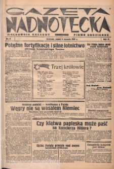 Gazeta Nadnotecka (Orędownik Kresowy): pismo codzienne 1939.01.05 R.19 Nr5