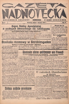 Gazeta Nadnotecka (Orędownik Kresowy): pismo codzienne 1939.01.11 R.19 Nr8