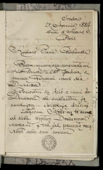 Listy Leonarda Niedźwieckiego do Zygmunta Celichowskiego z lat 1884-1892