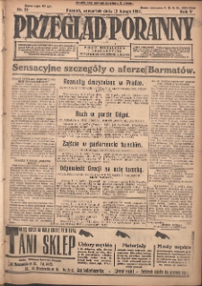 Przegląd Poranny: pismo niezależne i bezpartyjne 1925.02.12 R.5 Nr35