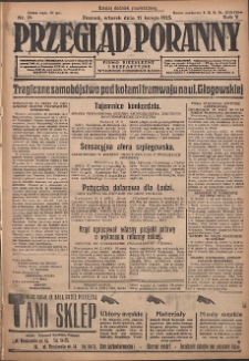 Przegląd Poranny: pismo niezależne i bezpartyjne 1925.02.17 R.5 Nr39