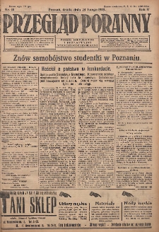 Przegląd Poranny: pismo niezależne i bezpartyjne 1925.02.25 R.5 Nr46