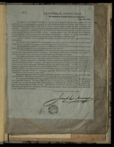 Korespondencja - Smithsonian Institution, Washington