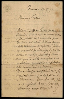 Varia związane głównie z działalnością społeczną Z. Celichowskiego z lat 1871-1917