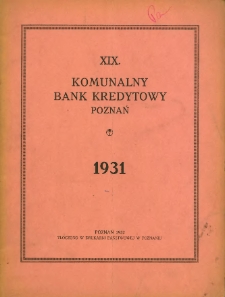 Sprawozdanie z czynności w roku 1931.