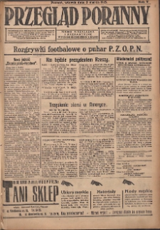 Przegląd Poranny: pismo niezależne i bezpartyjne 1925.03.03 R.5 Nr51