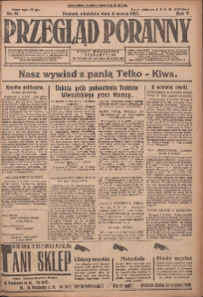 Przegląd Poranny: pismo niezależne i bezpartyjne 1925.03.08 R.5 Nr56