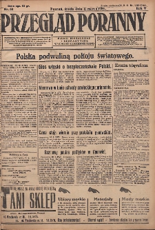 Przegląd Poranny: pismo niezależne i bezpartyjne 1925.03.11 R.5 Nr58