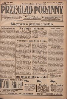 Przegląd Poranny: pismo niezależne i bezpartyjne 1925.03.18 R.5 Nr64