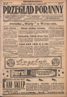 Przegląd Poranny: pismo niezależne i bezpartyjne 1925.04.05 R.5 Nr80