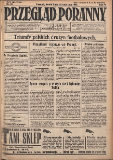 Przegląd Poranny: pismo niezależne i bezpartyjne 1925.04.15 R.5 Nr86