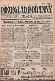 Przegląd Poranny: pismo niezależne i bezpartyjne 1925.04.17 R.5 Nr88