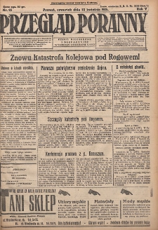 Przegląd Poranny: pismo niezależne i bezpartyjne 1925.04.23 R.5 Nr93