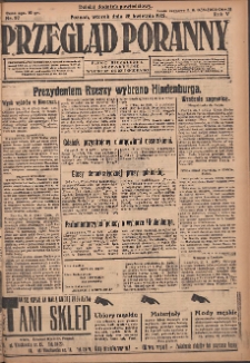 Przegląd Poranny: pismo niezależne i bezpartyjne 1925.04.28 R.5 Nr97